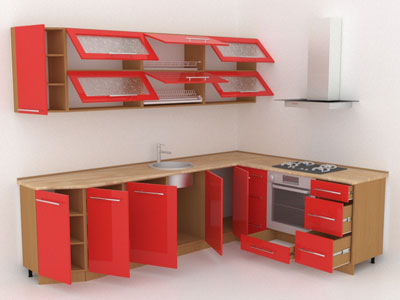 Кухня угловая дизайн мебели