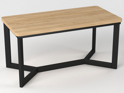 Мебель из металла, стол в стиле лофт №2