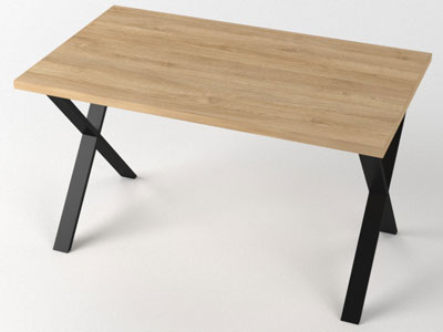 Меблі з металу, стіл в стилі лофт №4