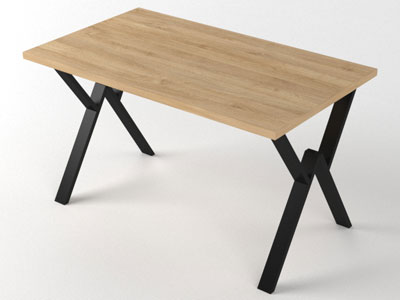Меблі з металу, стіл в стилі лофт №6