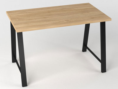 Мебель из металла, стол в стиле лофт №22