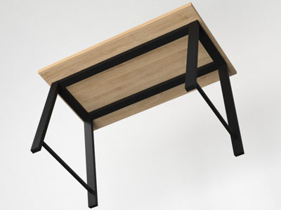 Меблі з металу, стіл в стилі лофт №22