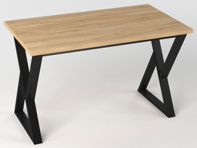 Меблі з металу, стіл в стилі лофт №23