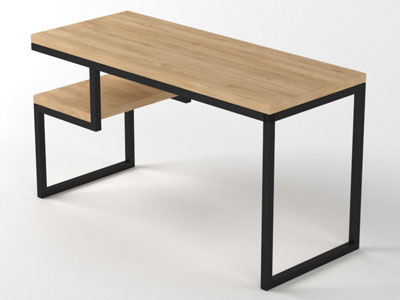 Меблі з металу, стіл в стилі лофт №25