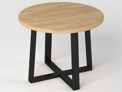 Меблі з металу, стіл в стилі лофт №30