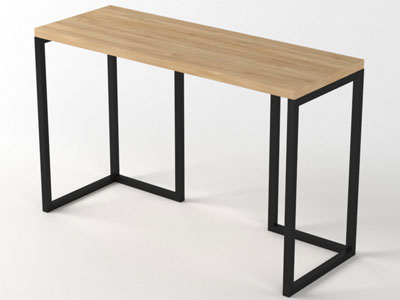 Меблі з металу, стіл в стилі лофт №31