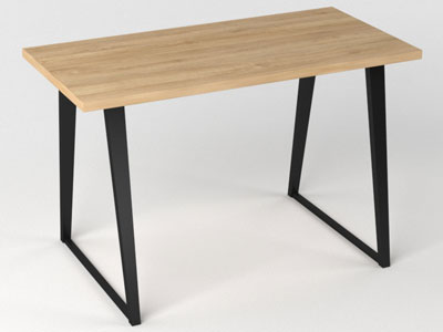 Меблі з металу, стіл в стилі лофт №32