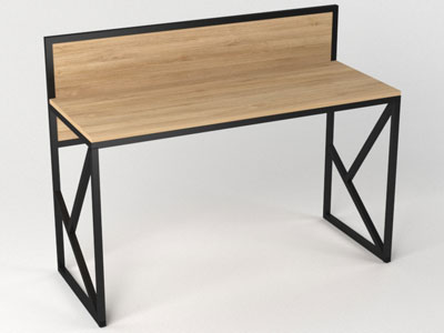 Меблі з металу, стіл в стилі лофт №35